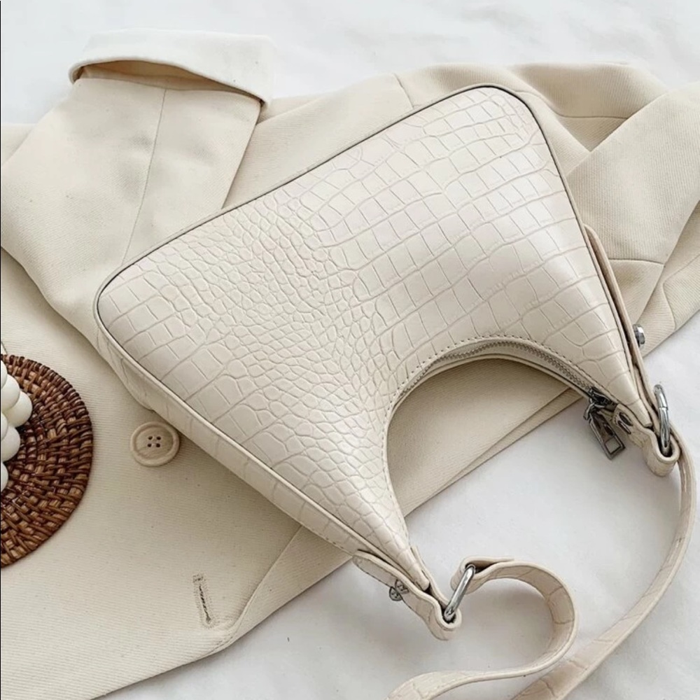 New Croc Embossed Hobo Bag - Picture 2 of 6